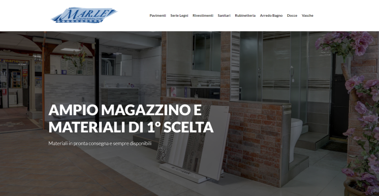 Negozi Di Rubinetteria Roma.Realizzazione Sito Web Marle Ceramiche Pavimenti E Rivestimenti Ultimi Progetti Web Itala Roma