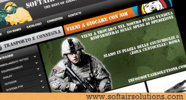 Realizzazione sito web Softair Solutions