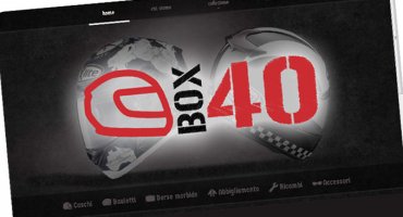 Realizzazione sito web Box 40 Porta Portese Vendita Caschi, abbigliamento e accessori moto