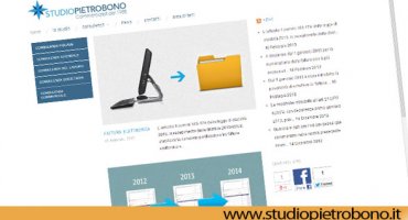 Realizzazione sito web Studio Pietrobono Studio Commercialista e Consulenti del lavoro Roma