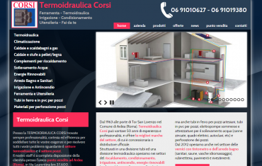 Termoidraulica Corsi - <p>Termoidraulica Corsi, ad Ardea, opera nei settori del riscaldamento, condizionamento, irrigazione, antincendio, energie rinnovabili, vernici con tintometro ed arredo bagno.</p>

