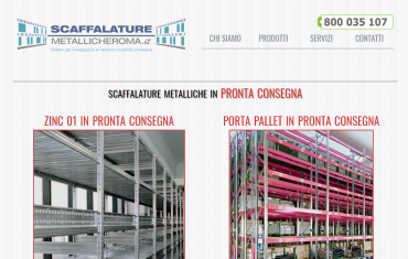 Scaffalature Metalliche - <p>Scaffalature Metalliche Roma, si occupa di progettazione, produzione, consegna e montaggio di strutture tecniche per magazzini.</p>
