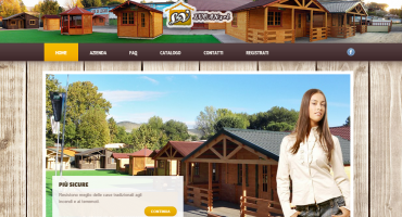 Realizzazione sito web Lucan Style - case in legno, prefabbricati in legno, tettoie in legno