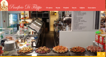 Realizzazione sito web Panificio Di Filippo - Pasticceria, Pizzeria, Servizio Catering, Gastronomia