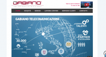 Realizzazione sito web Gabiano Telecomunicazioni - BT Italia, British Telecom, Internet Aziendale