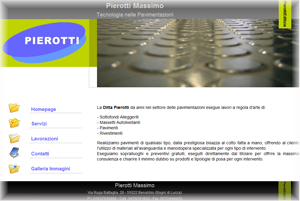 Pierotti - Sito web della ditta Pierotti che da anni esegue lavori a regola d'arte di sottofondi alleggeriti, massetti autolivellanti, pavimenti e rivestimenti.