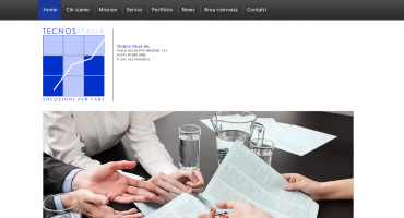 Realizzazione sito web Tecnos Italia - Consulenza Aziendale