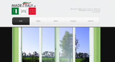 Realizzazione sito web Made In Italy - Infissi, Porte Blindate, Zanzariere, Serrande