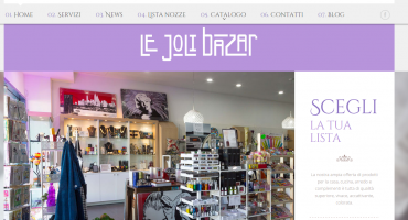 Realizzazione sito web Le Joli Bazar a Viterbo