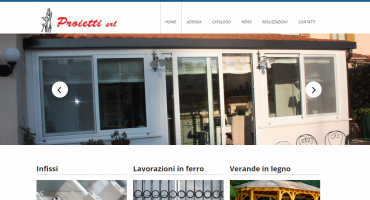 Realizzazione sito web Infissi Proietti - Viterbo