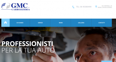 Realizzazione sito web GMC Carrozzeria