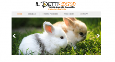 Realizzazione sito web Il Pettirosso - Tutto per gli animali