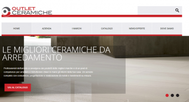 Realizzazione sito web Outlet Ceramiche
