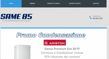 Realizzazione sito web Same 85 - Assistenza e Vendita Caldaie