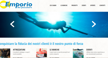 Realizzazione sito web Emporio del Pescatore - Attrezzatura Pesca Subacquea