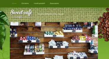 Realizzazione sito web Sweet Café - Vendita cialde compatibili Nespresso