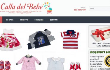 La culla del bebè - <p>La culla del beb&egrave; &egrave; un e-commerce di prodotti e articoli per mamme e bambini a partire dai primi mesi di gestazione.</p>
