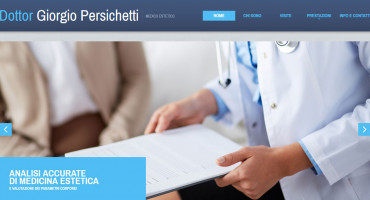 Realizzazione sito web Dottor Giorgio Persichetti, specialista in medicina estetica