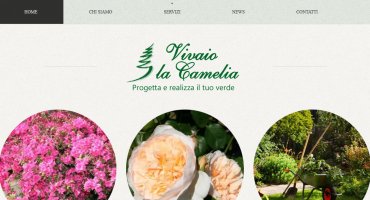 Realizzazione sito web Vivaio La Camelia Viterbo - Progettazione Giardini