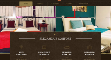 Realizzazione sito web Monna Lisa Village - Bed and Breakfast Fiumicino