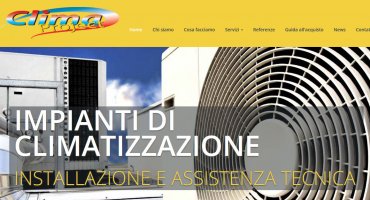 Realizzazione sito web Climaproject - Impianti di climatizzazione