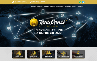 Tony Ponzi - Agenzia Investigativa Tony Ponzi : Investigazioni per Aziende e Privati