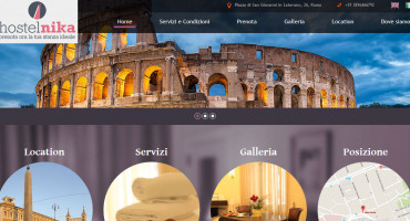 Realizzazione sito web Ostello in centro a Roma - Nika Hostel Rome