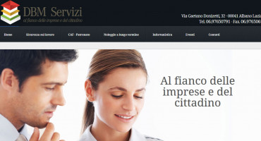 Realizzazione sito web DBM Servizi - Al Fianco delle Imprese e del Cittadino