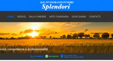 Realizzazione sito web Impresa Funebre Splendori