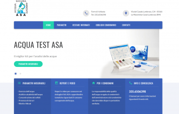 ASA Acqua Test - <p>ASA Acqua Test &egrave; un kit di analisi delle acque che si effettua per conoscerne i parametri e la qualit&agrave; dell&#39;acqua che scorre dai rubinetti di casa.</p>
