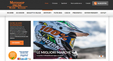 Realizzazione sito web Dan Motoricambi Ricambi e Accessori