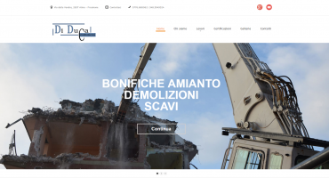 Realizzazione sito web Di Duca - Costruzioni