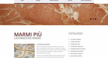 Realizzazione sito web Marmi Più