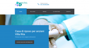 Realizzazione sito web Casa di Riposo per Anziani - Villa Rita Cassia