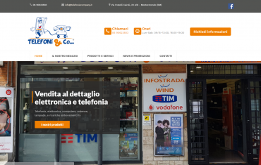 Telefoni & Co. - Negozio che si occupa dell'attivazione di linee mobili ricaricabili/in abbonamento e di vendita di cellulari.