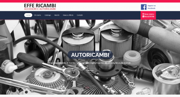 Realizzazione sito web Effe Ricambi Auto e Moto