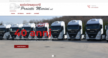 Realizzazione sito web Autotrasporti Proietti Marini