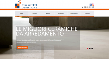 Realizzazione sito web Effeci Ceramiche