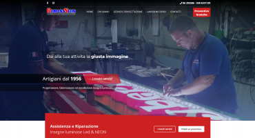 Realizzazione sito web Romana Neon