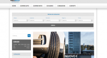 Realizzazione sito web Pneumatici Gomme Usate