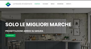 Realizzazione sito web Lombardo Arredamento