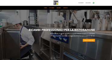 Realizzazione sito web Ricambi professionali per la Ristorazione