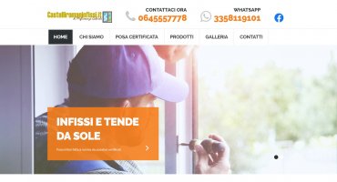 Realizzazione sito web Castelli Romani Infissi