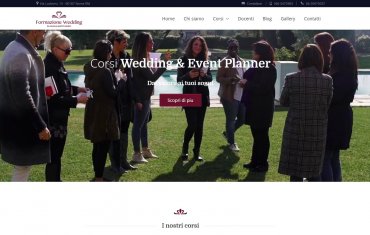 Formazione Wedding di Angela Bartolomeo - Formazione Wedding è un marchio creato da Angela Bartolomeo docente e  founder della scuola, operante nel settore come Event Manager e Wedding Planner da 20 anni.