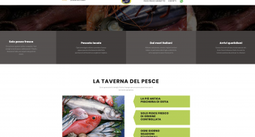 Realizzazione sito web La Taverna del Pesce