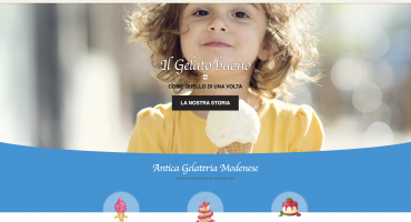 Realizzazione sito web Antica Gelateria Modenese