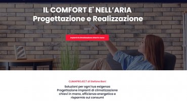 Realizzazione sito web climaproject.com/