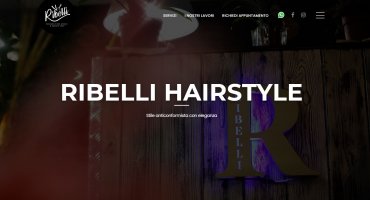 Realizzazione sito web parrucchiereribelli.it/