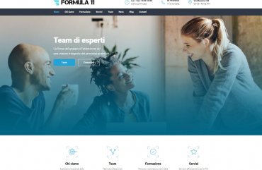 Realizzazione sito web formula11.it/