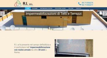 Realizzazione sito web impermeabilizzazioniresina.it/